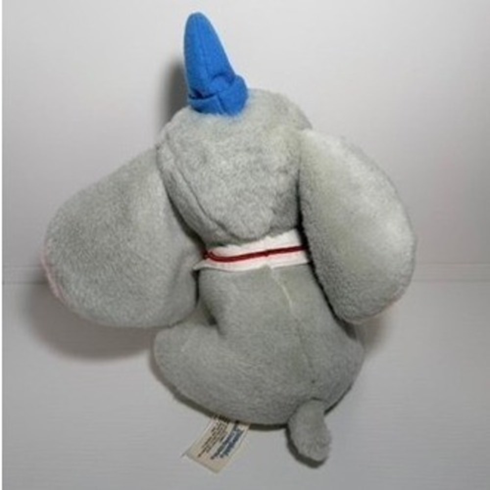 Vintage 80s Disney Dumbo Plush Disneyland Walt Disney World 9.5 inch Collectible - Picture 6 of 8